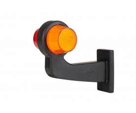 LD 2626 Выносной габаритно-контурный фонарь NEON HOR 102B 18 LED длинный рожок левый оранжевый/красный 2функции: позиционный зад/позиционный перед 52626 LD 2626 Выносной габаритно-контурный фонарь NEON HOR 102B 18 LED длинный рожок левый оранжевый/красный 2функции: позиционный зад/позиционный перед 52626